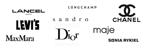 Logos des marques vendues